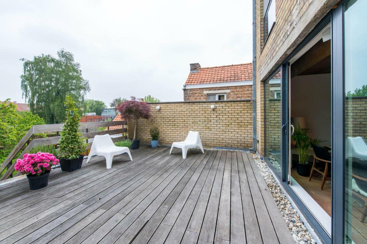 Vintage Duplex In Bruges Apartman Kültér fotó